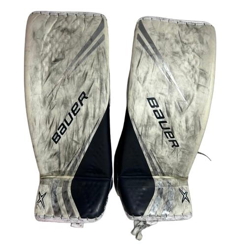 Bauer Vapor 2X Pro - Jambières de gardien de but Pro d'occasion (blanc/noir)